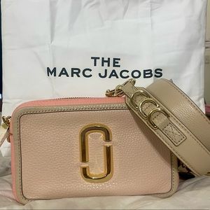 Marc Jacobs Softshot Crossbody Bag w/ Leather Strap NWT